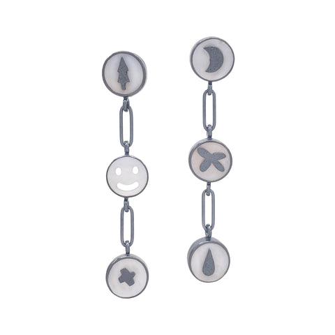 Linked Icon Earrings