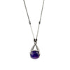 Amethyst Prong Pendant