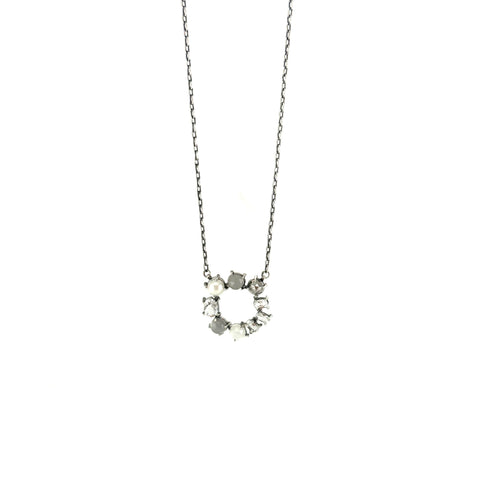 Gem Circle Necklace