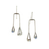 Two Stone Prong Sway Earrings