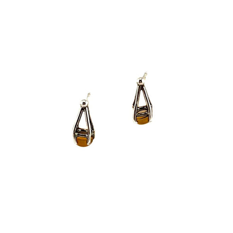 Citrine Prong Studs