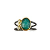 Amazonite and Diamond Ring