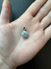 Engraved Flower Charm, Quartz