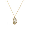 Figure Pearl Pendant Necklace