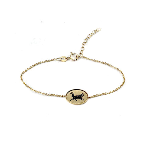 Oval Fox Bracelet