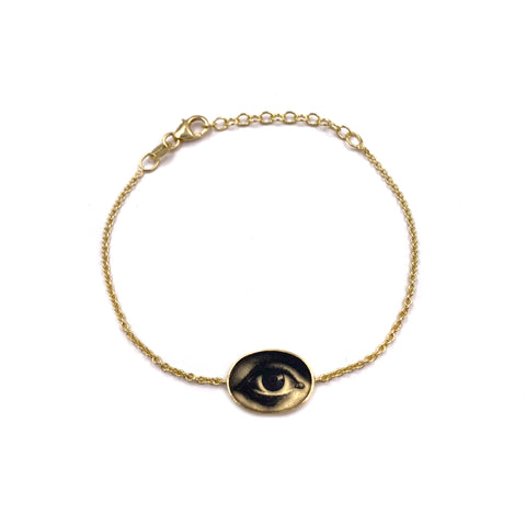 Oval Lovers' Eye Bracelet