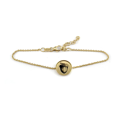 Round Acorn Bracelet