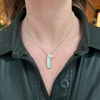 Chrysoprase Dogwood Pendant