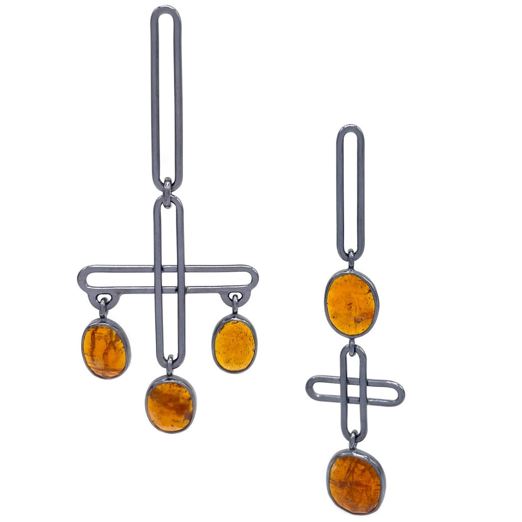 Asymmetrical Kyanite Earrings