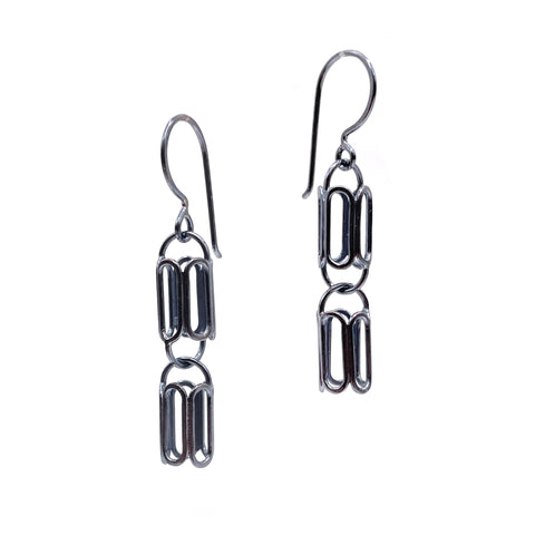 Double Column Earrings
