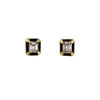 Emerald Cut Diamond Studs