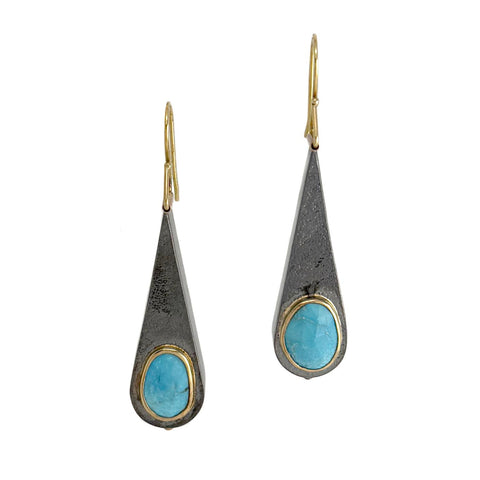 Turquoise Teardrop Earrings