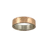 Hammered Rose Gold Band