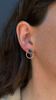 Blue Stone Circle Studs