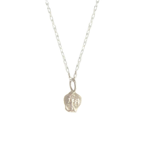 Hawthorne Charm Necklace, Silver