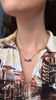 Three Stone Row Necklace