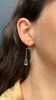 Two Stone Prong Sway Earrings