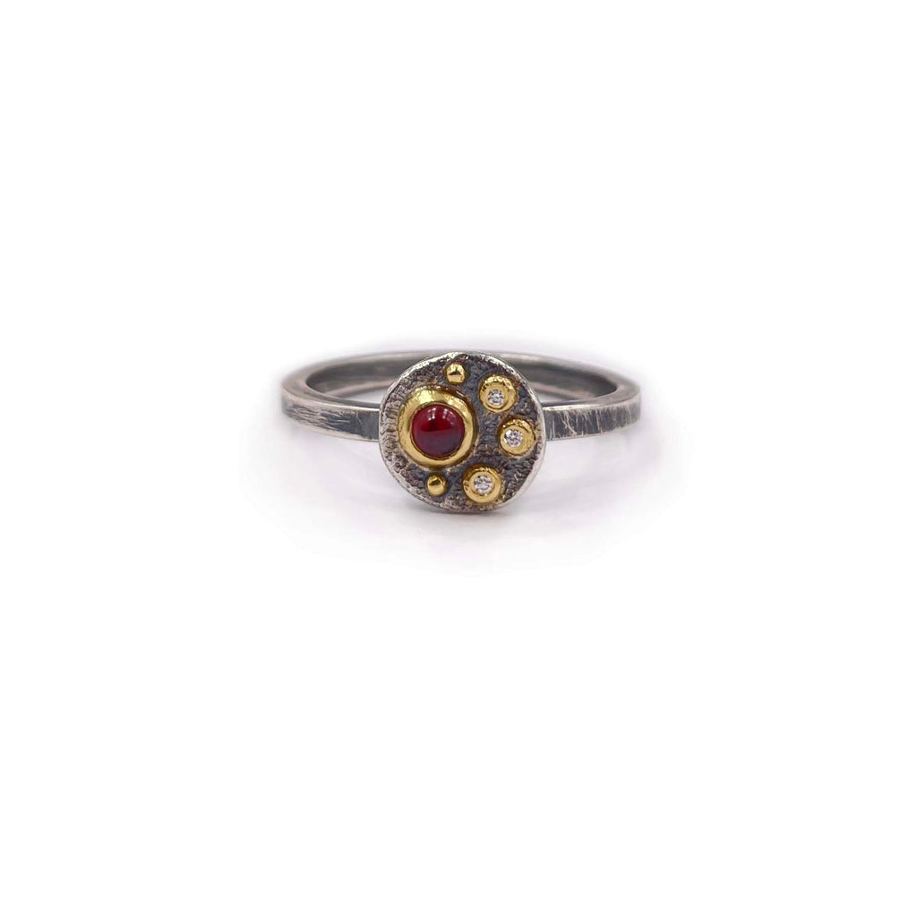 Small Garnet Collection Ring