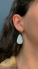 Teardrop Moonstone & Tourmaline Earrings