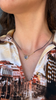 Round Dendritic Agate Necklace