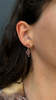 Pink Tourmaline Leaf Earrings