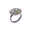 Large Square Tourmaline Collection Ring