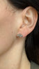 Pear and Round Diamond Studs