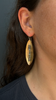 Labradorite Orbit Disc Earrings