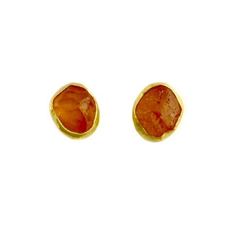 Spessartite Crystal Studs