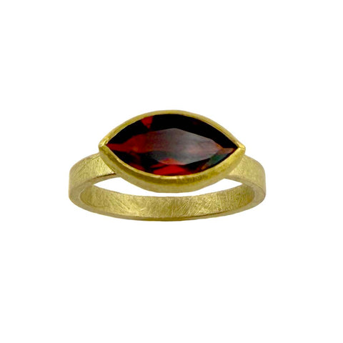 Marquise Garnet Ring