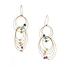Double Double Hook Earrings with Tourmaline