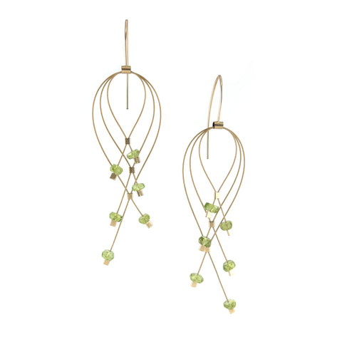 Lattice Hooks, Large, Peridot