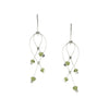 Lattice Hook Earrings, Mini, Peridot