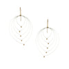 Tear Hook Earrings, Large, Multiple Colors
