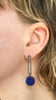Lapis Exclamation Earrings