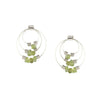 Trinity Post Earrings, Peridot