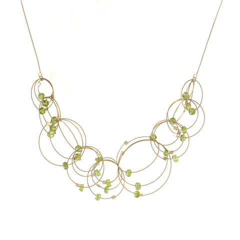 Vertigo Necklace, Peridot