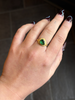 Freeform Green Tourmaline Ring