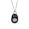 Labradorite & Prehnite Frame Necklace