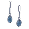 Mini Link Blue Kyanite Earrings