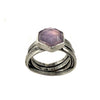 Wrap Ring, Lavender Chalcedony