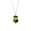 Tourmaline & Dendritic Agate Necklace