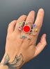 Wavy Ring with Embellishments 2