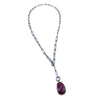 Ruby Lariat Necklace