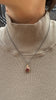 Red Shell & Diamond Necklace