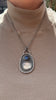 Labradorite & Prehnite Frame Necklace