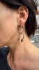 Double Ghost Pipe Drop Earrings, Bronze