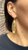 Labradorite Orbit Disc Earrings