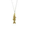 Lucky Gold Fish Charm Necklace