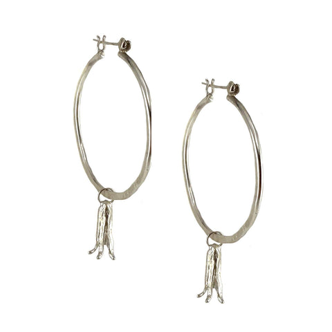 Primrose Charm Hoops